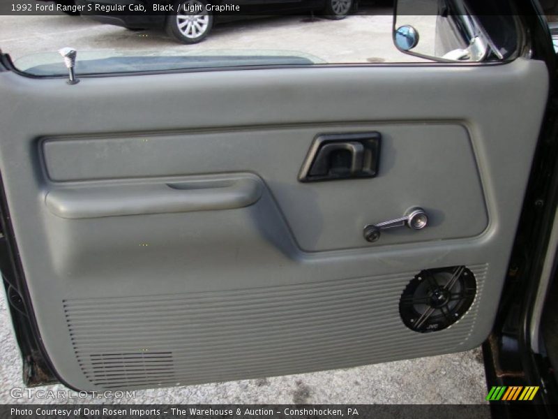 Black / Light Graphite 1992 Ford Ranger S Regular Cab