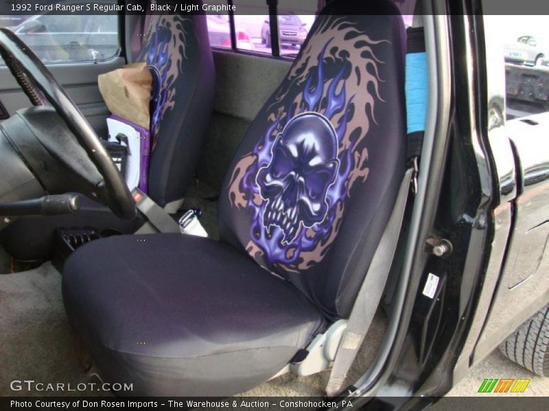 Black / Light Graphite 1992 Ford Ranger S Regular Cab