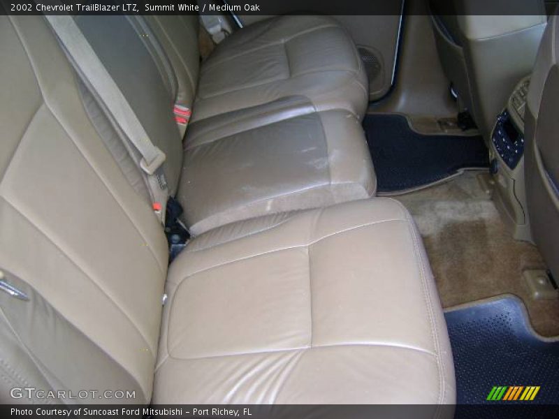 Summit White / Medium Oak 2002 Chevrolet TrailBlazer LTZ