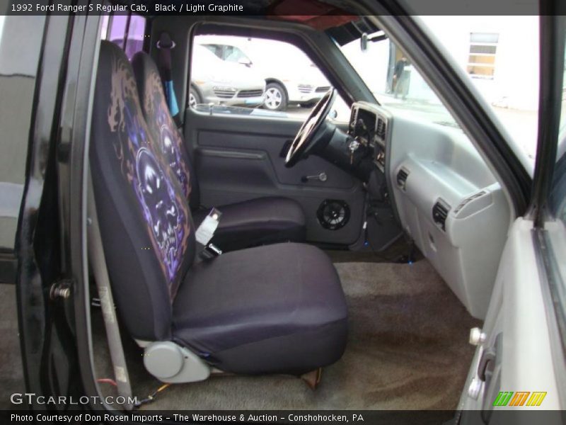 Black / Light Graphite 1992 Ford Ranger S Regular Cab