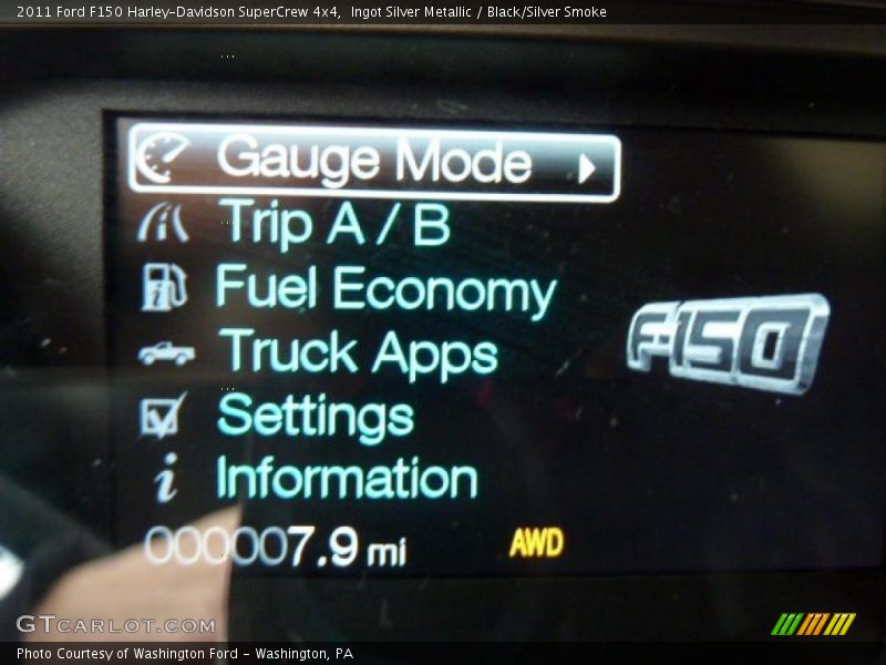 Ingot Silver Metallic / Black/Silver Smoke 2011 Ford F150 Harley-Davidson SuperCrew 4x4
