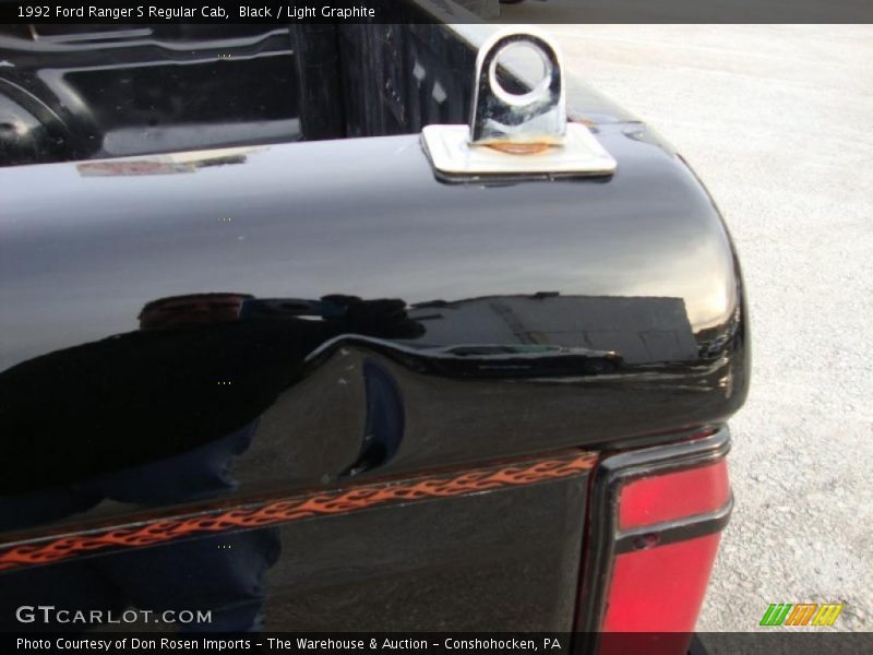 Black / Light Graphite 1992 Ford Ranger S Regular Cab