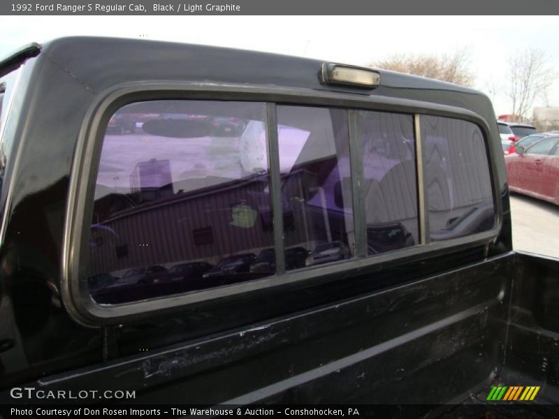 Black / Light Graphite 1992 Ford Ranger S Regular Cab