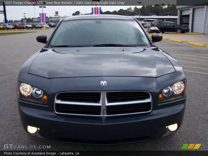 Steel Blue Metallic / Dark Slate Gray/Light Slate Gray 2007 Dodge Charger SXT