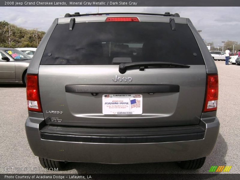 Mineral Gray Metallic / Dark Slate Gray 2008 Jeep Grand Cherokee Laredo