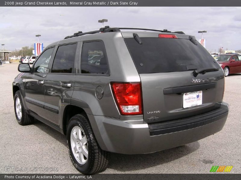 Mineral Gray Metallic / Dark Slate Gray 2008 Jeep Grand Cherokee Laredo