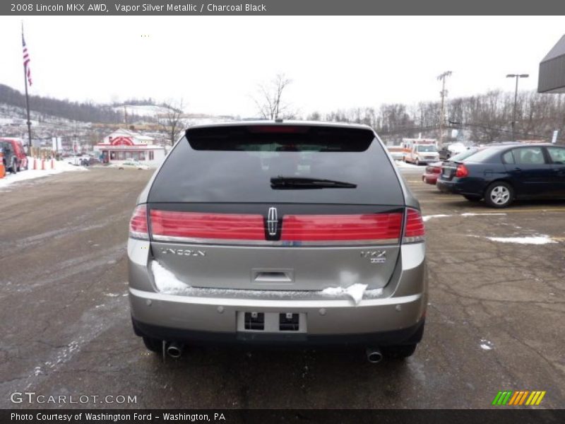 Vapor Silver Metallic / Charcoal Black 2008 Lincoln MKX AWD