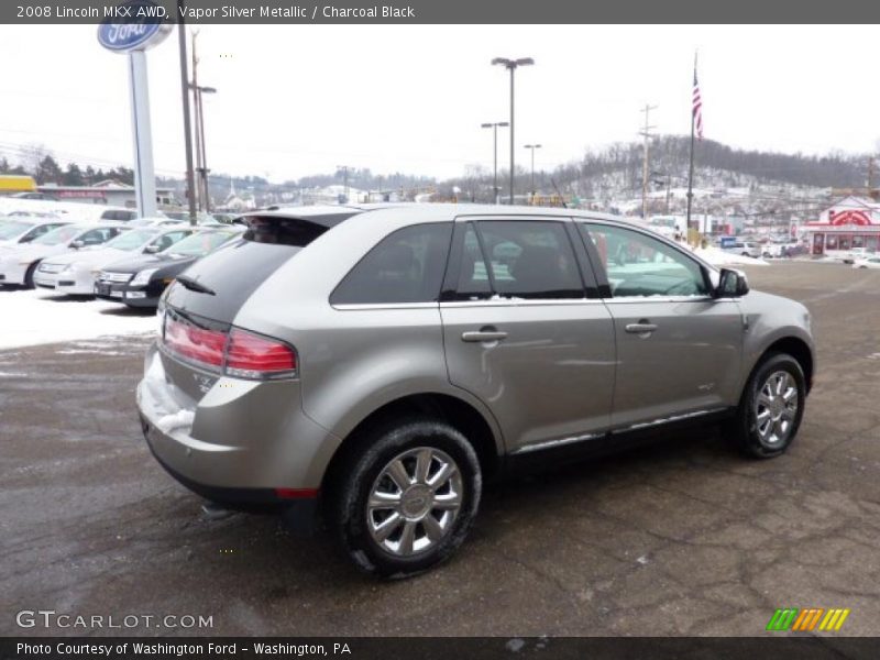 Vapor Silver Metallic / Charcoal Black 2008 Lincoln MKX AWD