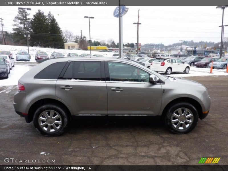 Vapor Silver Metallic / Charcoal Black 2008 Lincoln MKX AWD