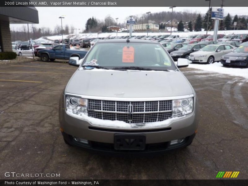 Vapor Silver Metallic / Charcoal Black 2008 Lincoln MKX AWD