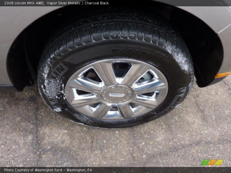 Vapor Silver Metallic / Charcoal Black 2008 Lincoln MKX AWD