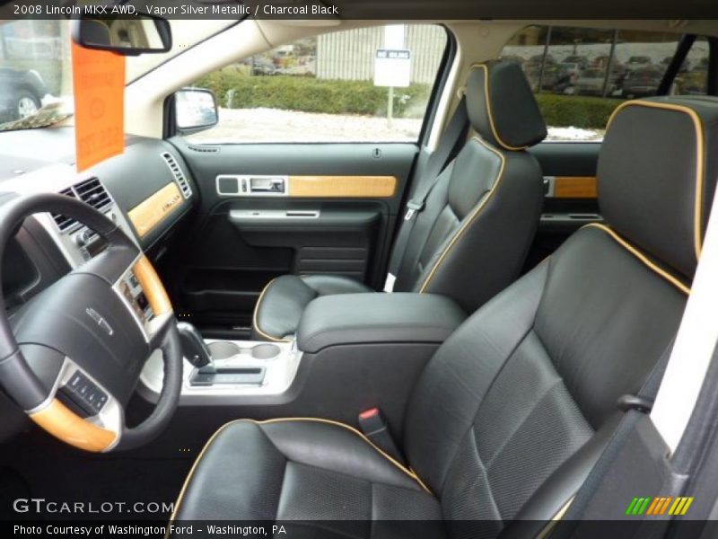 Vapor Silver Metallic / Charcoal Black 2008 Lincoln MKX AWD