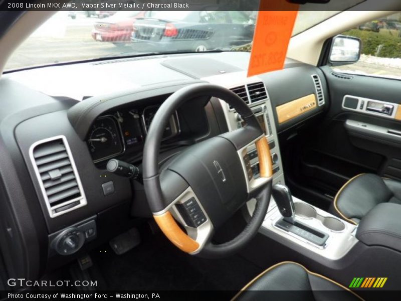 Vapor Silver Metallic / Charcoal Black 2008 Lincoln MKX AWD