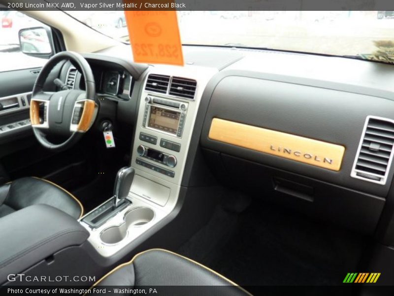 Vapor Silver Metallic / Charcoal Black 2008 Lincoln MKX AWD