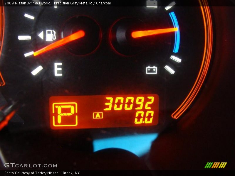 Precision Gray Metallic / Charcoal 2009 Nissan Altima Hybrid