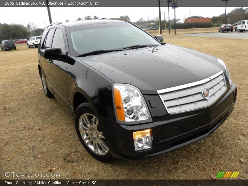 Black Ice / Ebony/Light Gray 2009 Cadillac SRX V8