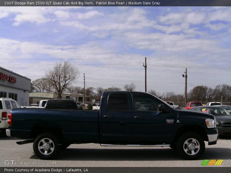 Patriot Blue Pearl / Medium Slate Gray 2007 Dodge Ram 2500 SLT Quad Cab 4x4 Big Horn