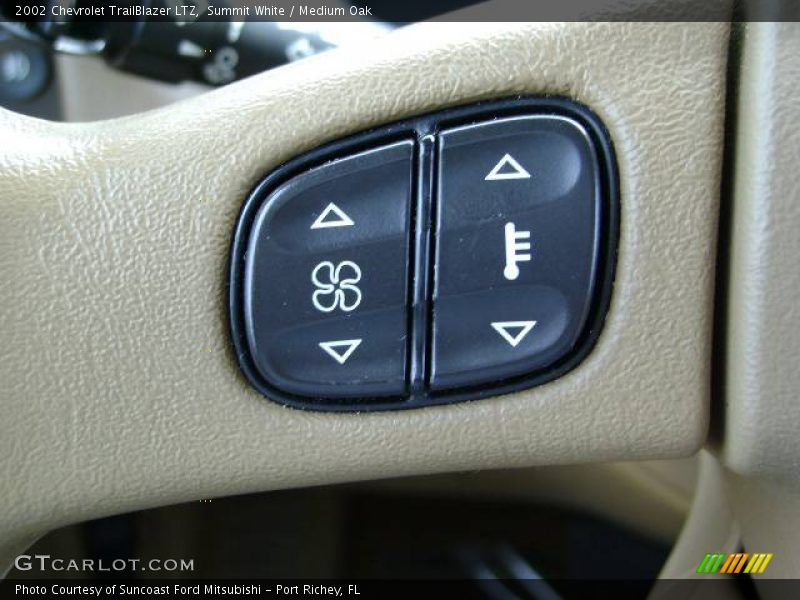 Summit White / Medium Oak 2002 Chevrolet TrailBlazer LTZ