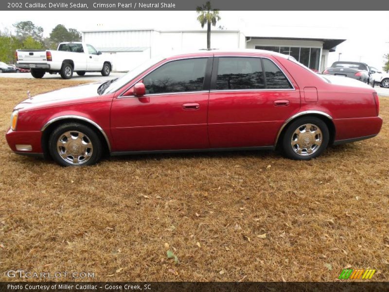 Crimson Pearl / Neutral Shale 2002 Cadillac DeVille Sedan