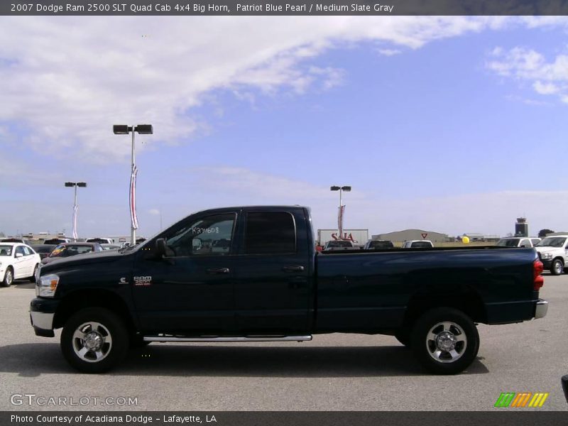 Patriot Blue Pearl / Medium Slate Gray 2007 Dodge Ram 2500 SLT Quad Cab 4x4 Big Horn