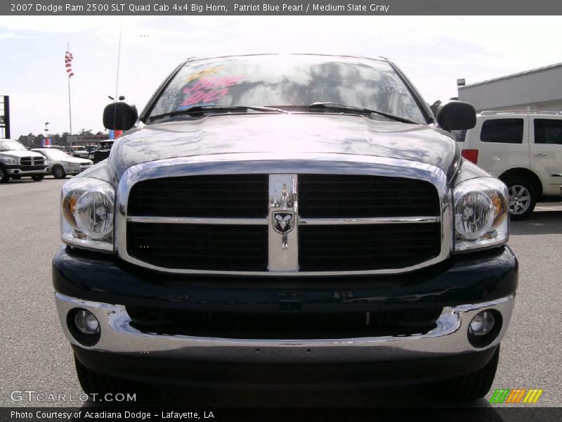 Patriot Blue Pearl / Medium Slate Gray 2007 Dodge Ram 2500 SLT Quad Cab 4x4 Big Horn