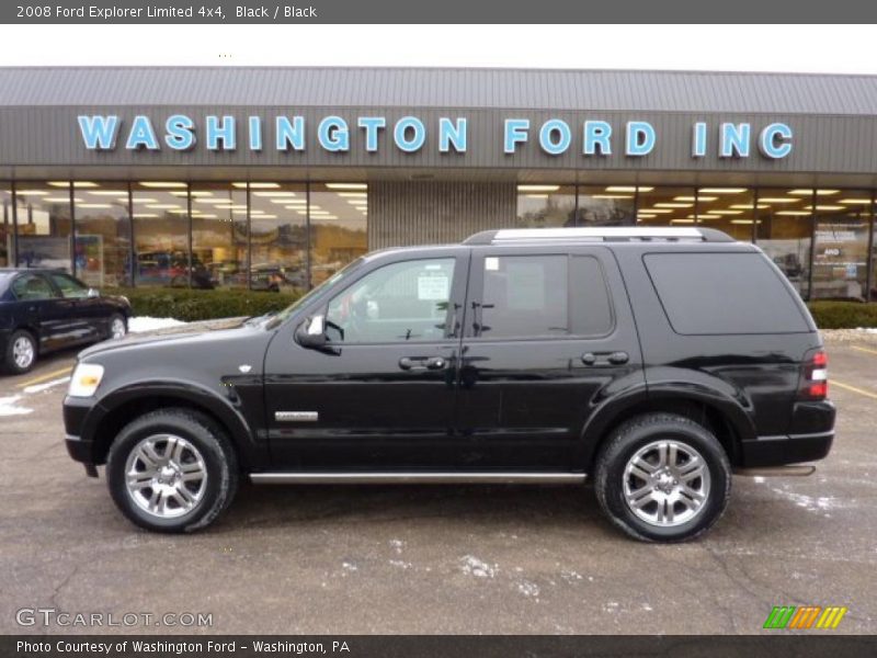 Black / Black 2008 Ford Explorer Limited 4x4
