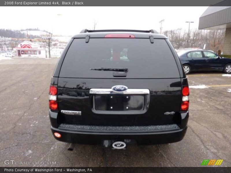 Black / Black 2008 Ford Explorer Limited 4x4