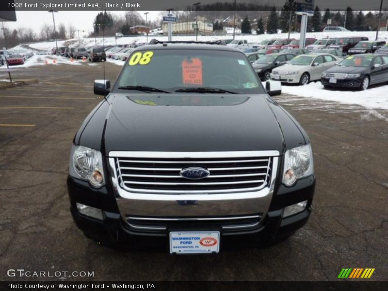 Black / Black 2008 Ford Explorer Limited 4x4