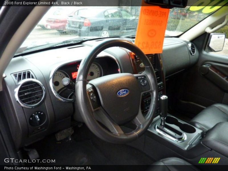 Black / Black 2008 Ford Explorer Limited 4x4
