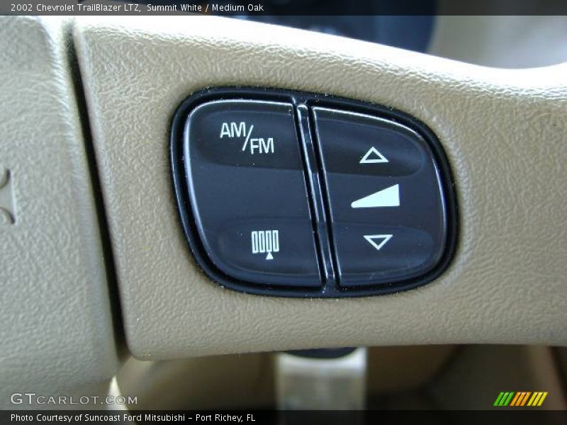 Summit White / Medium Oak 2002 Chevrolet TrailBlazer LTZ