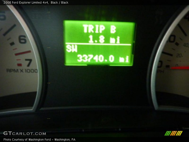 Black / Black 2008 Ford Explorer Limited 4x4