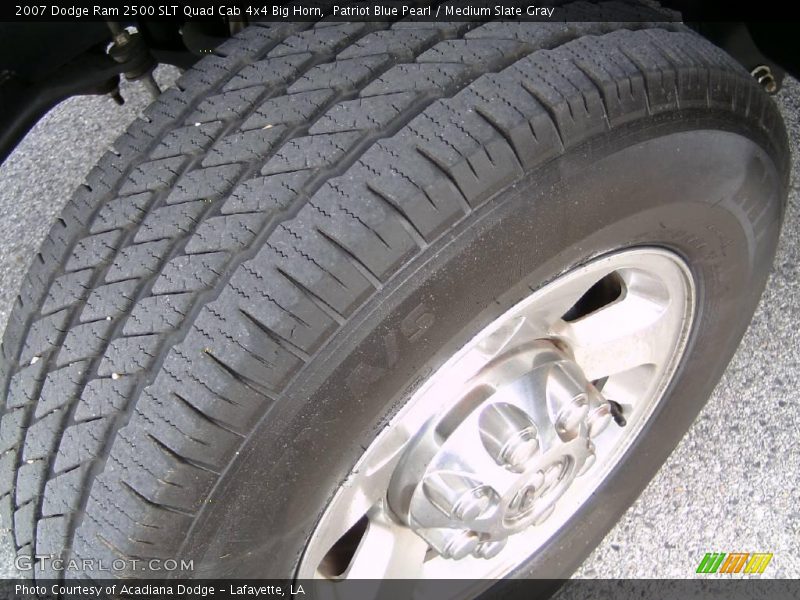 Patriot Blue Pearl / Medium Slate Gray 2007 Dodge Ram 2500 SLT Quad Cab 4x4 Big Horn