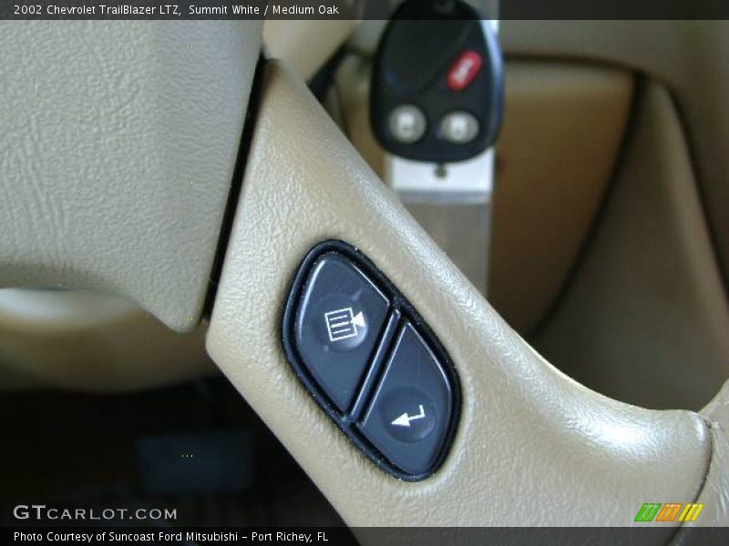 Summit White / Medium Oak 2002 Chevrolet TrailBlazer LTZ