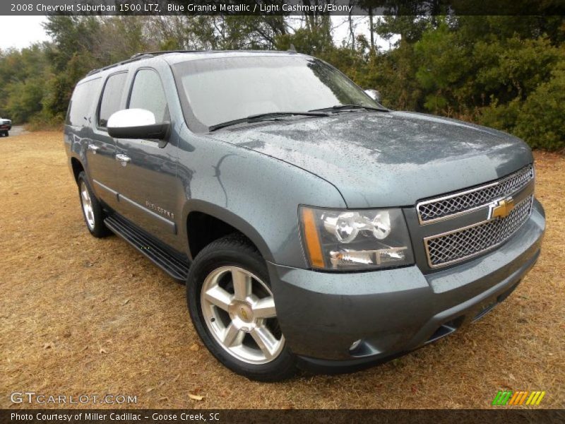 Blue Granite Metallic / Light Cashmere/Ebony 2008 Chevrolet Suburban 1500 LTZ