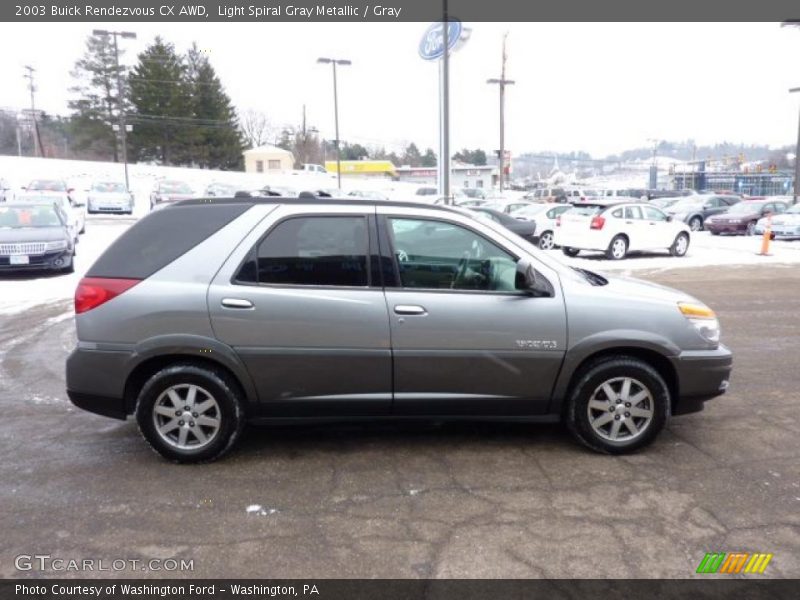 Light Spiral Gray Metallic / Gray 2003 Buick Rendezvous CX AWD