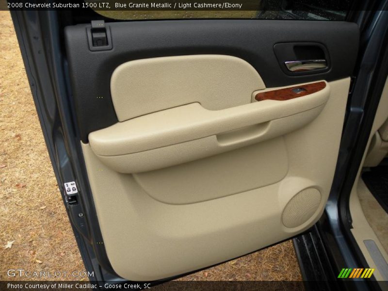 Blue Granite Metallic / Light Cashmere/Ebony 2008 Chevrolet Suburban 1500 LTZ