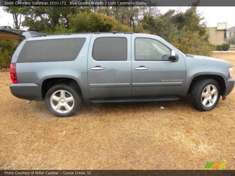 Blue Granite Metallic / Light Cashmere/Ebony 2008 Chevrolet Suburban 1500 LTZ