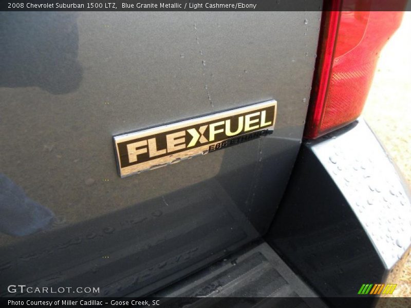 Blue Granite Metallic / Light Cashmere/Ebony 2008 Chevrolet Suburban 1500 LTZ