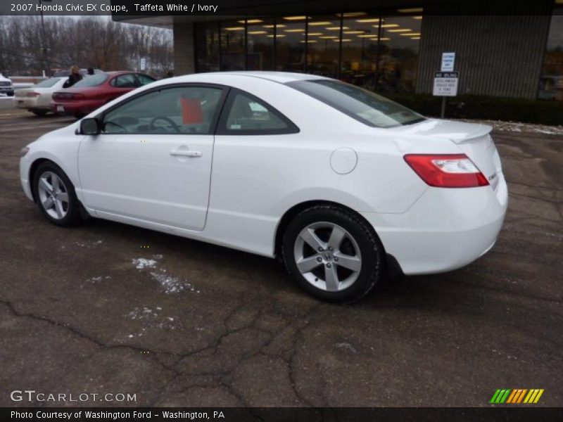 Taffeta White / Ivory 2007 Honda Civic EX Coupe