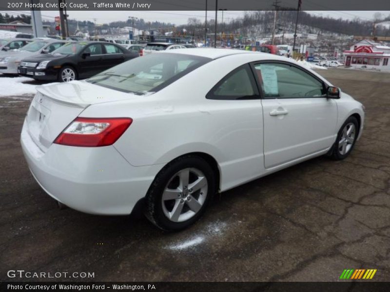Taffeta White / Ivory 2007 Honda Civic EX Coupe