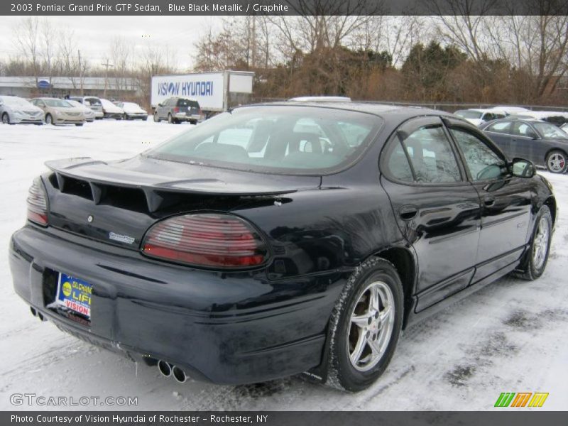 Blue Black Metallic / Graphite 2003 Pontiac Grand Prix GTP Sedan
