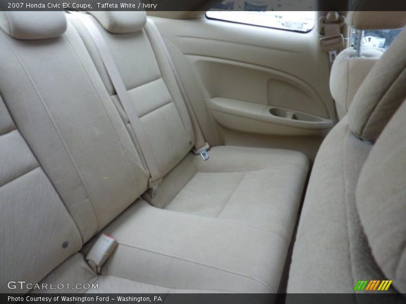 Taffeta White / Ivory 2007 Honda Civic EX Coupe