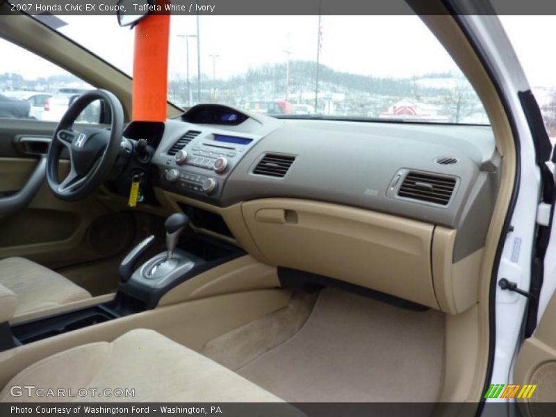 Taffeta White / Ivory 2007 Honda Civic EX Coupe