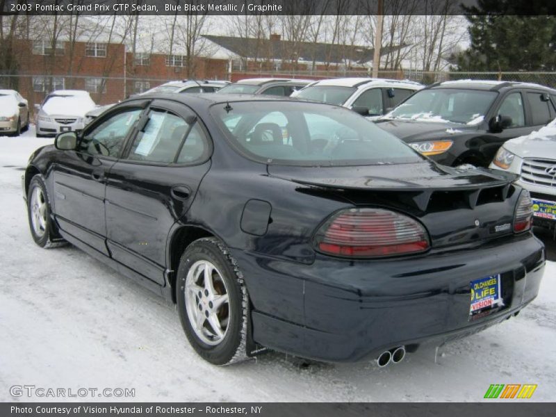 Blue Black Metallic / Graphite 2003 Pontiac Grand Prix GTP Sedan
