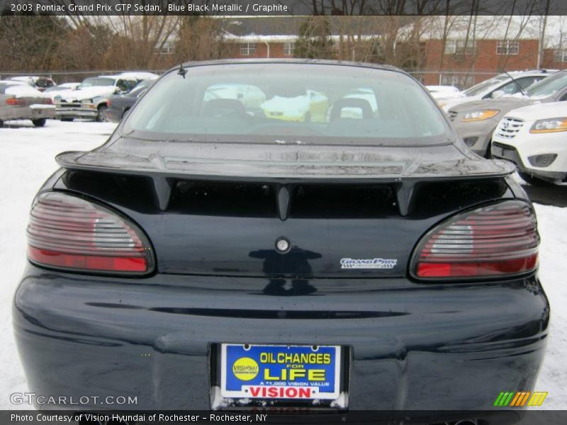 Blue Black Metallic / Graphite 2003 Pontiac Grand Prix GTP Sedan