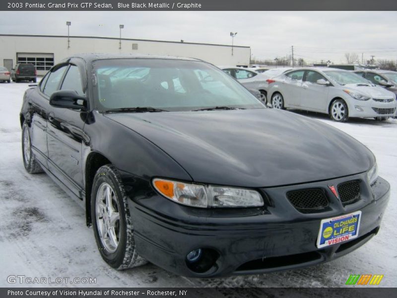 Blue Black Metallic / Graphite 2003 Pontiac Grand Prix GTP Sedan