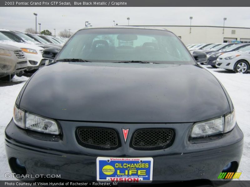 Blue Black Metallic / Graphite 2003 Pontiac Grand Prix GTP Sedan