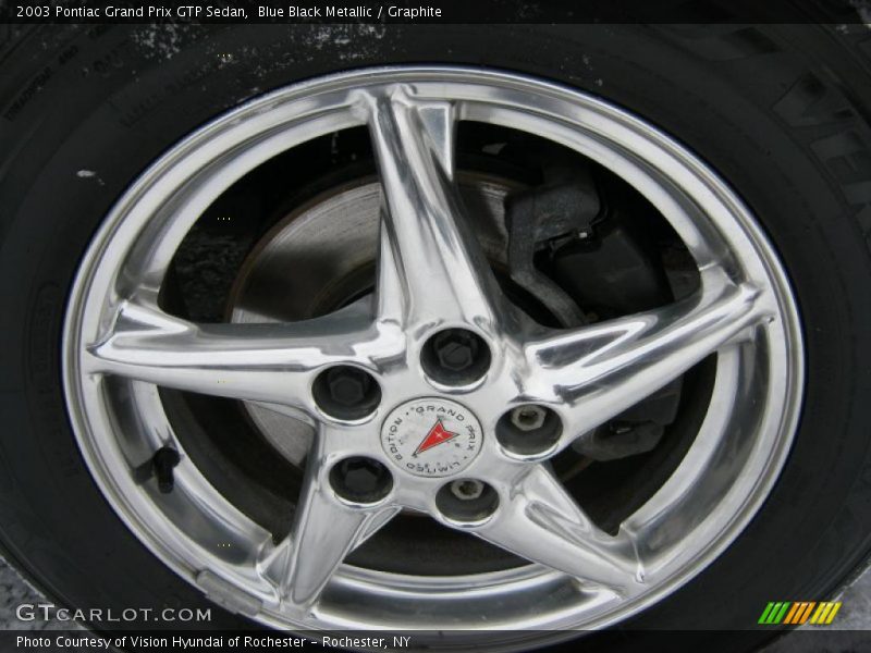 Blue Black Metallic / Graphite 2003 Pontiac Grand Prix GTP Sedan