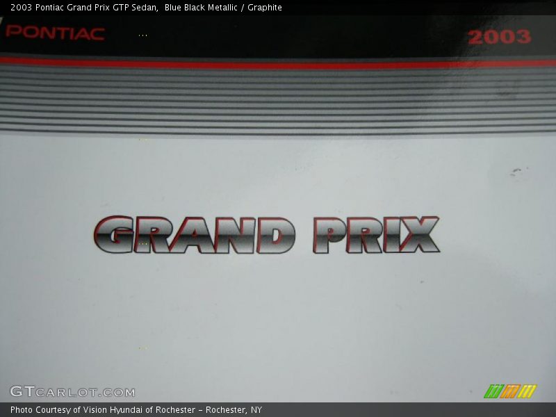  2003 Grand Prix GTP Sedan Logo