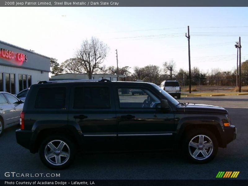 Steel Blue Metallic / Dark Slate Gray 2008 Jeep Patriot Limited